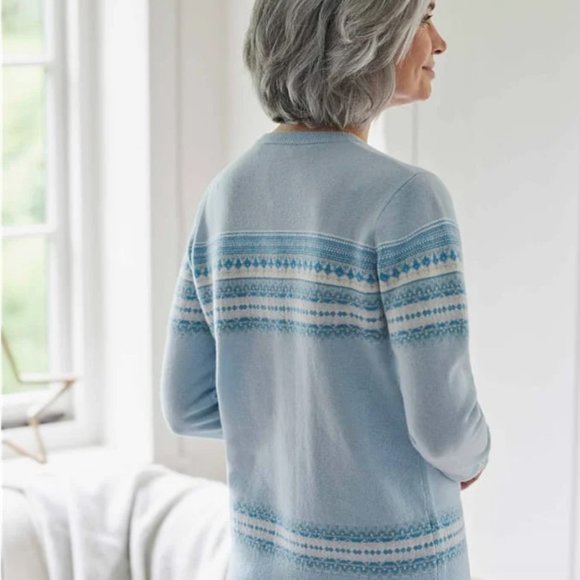 Fair Isle Cardigan by Woolovers NWT - Picture 13 of 15